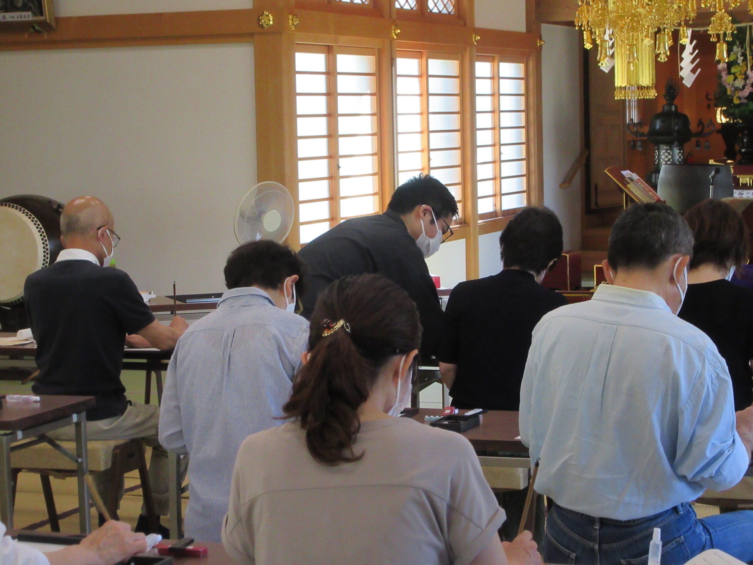 Read more about the article ６月１６日・３０日妙見宮にて書道教室が開催されました。