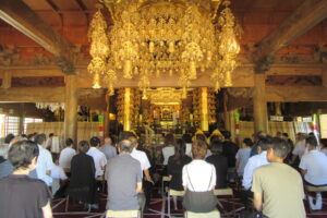 ８月１８日盆せがき先祖供養法要が行われます。