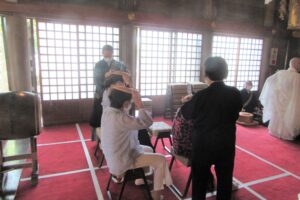 ７月２４日（水）頭痛除ほうろく祈祷会が行われました。