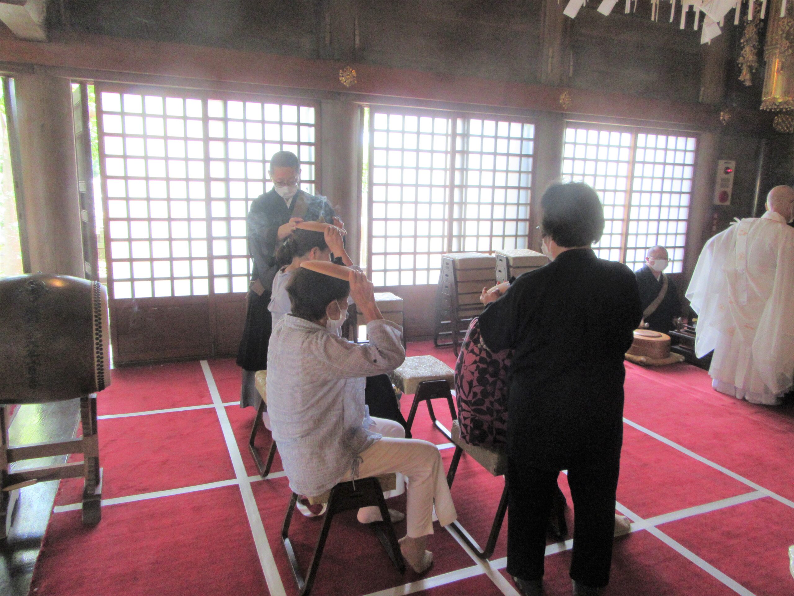 Read more about the article ７月２４日（水）頭痛除ほうろく祈祷会が行われました。