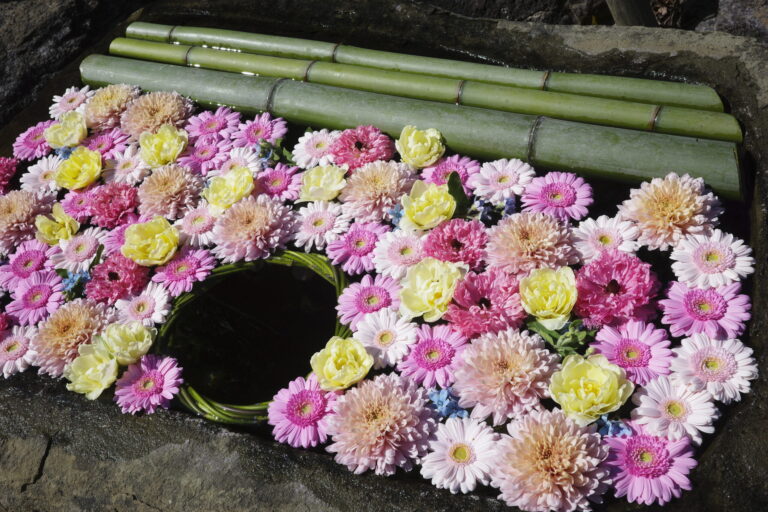 Read more about the article ３月の花手水です。