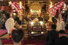 10月19日　御会式（おえしき）が行われました。