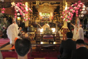 10月19日　御会式（おえしき）が行われました。