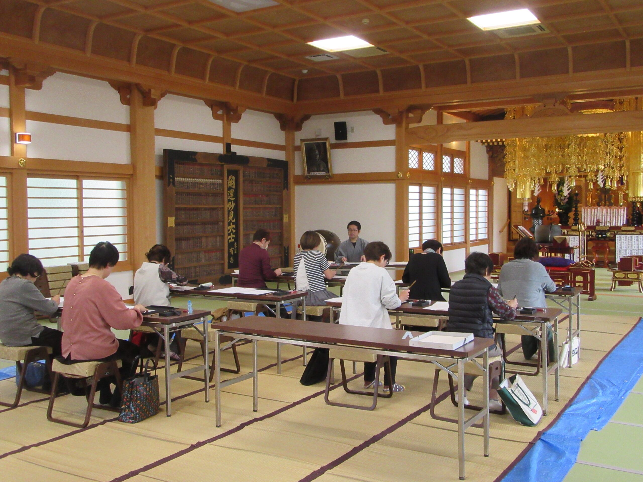 投稿についてもっと詳しく 11月2日　妙見宮にて書道教室が開催されました。次回は16日、12月は7日です。