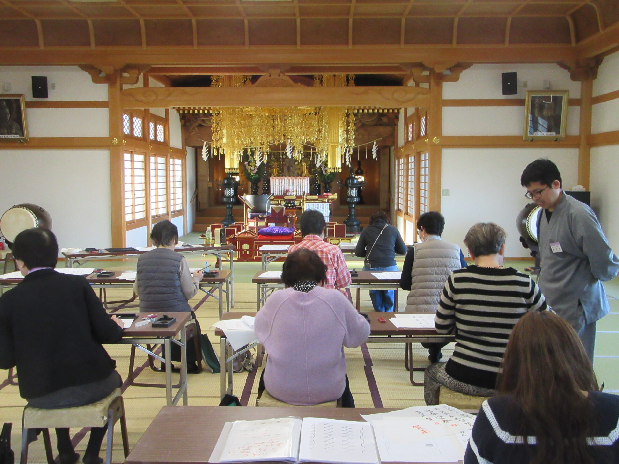 投稿についてもっと詳しく 12月7日　妙見宮にて書道教室が開催されました。1月は11日・24日です。