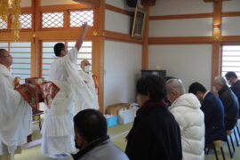 2月3日　節分祈祷会が行われました。