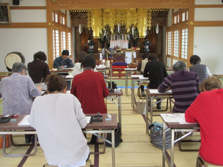 投稿についてもっと詳しく 3月15日・29日　妙見宮にて書道教室が開催されました。4月は5日、19日です。