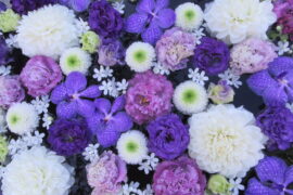 4月の花手水です。