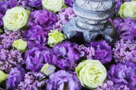 4月の花手水です。