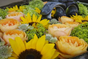 7月の花手水です。