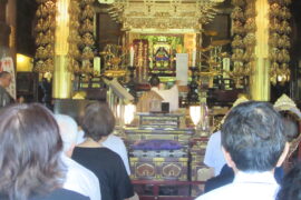 8月16日　盆せがき先祖供養法要が行われました。