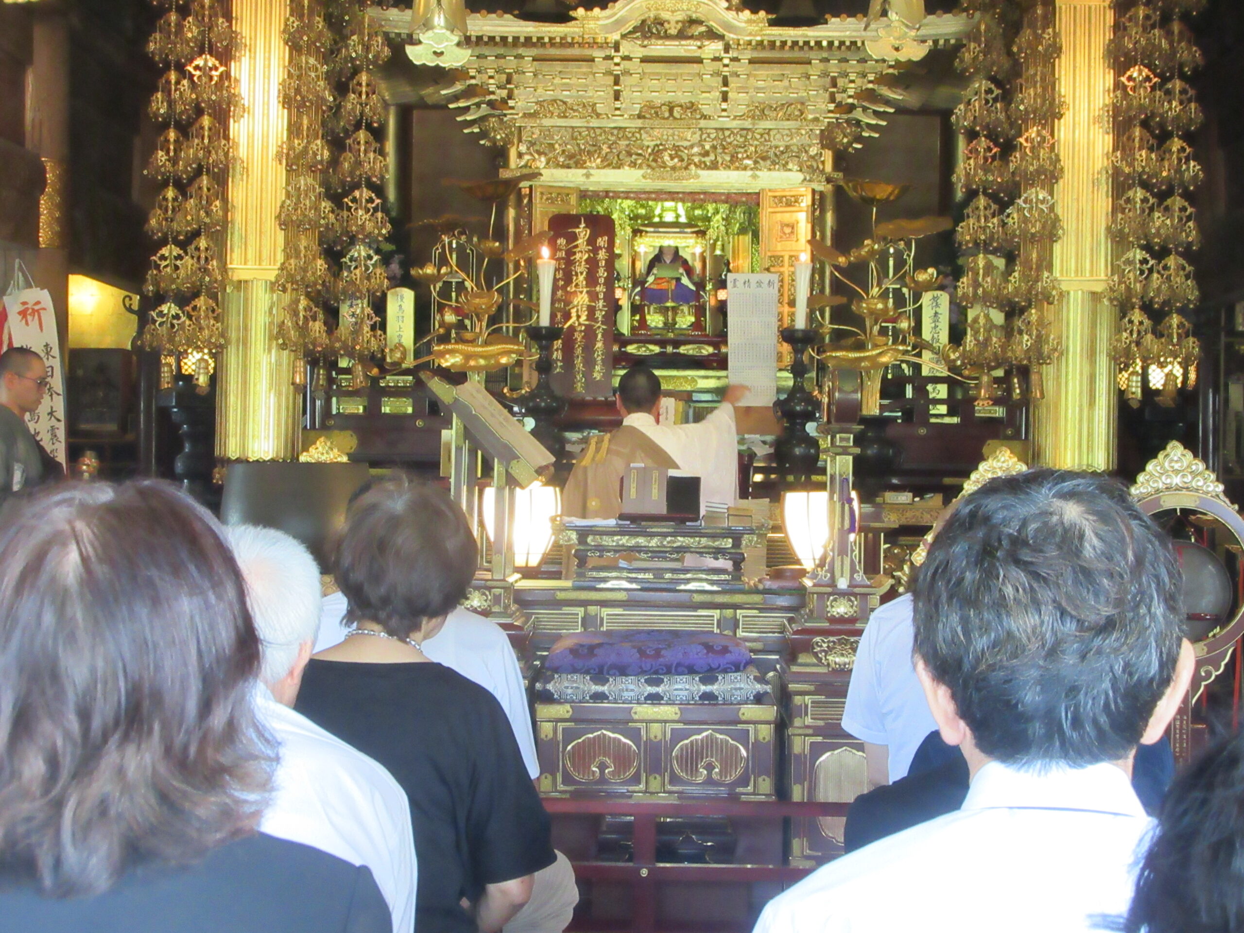 投稿についてもっと詳しく 8月16日　盆せがき先祖供養法要が行われました。